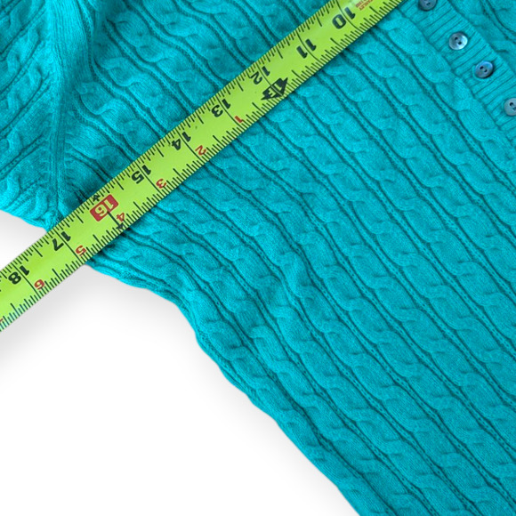 Eddie Bauer Women's Henley Scoop Neck Collar Sweater Sz S - Picture 9 of 10